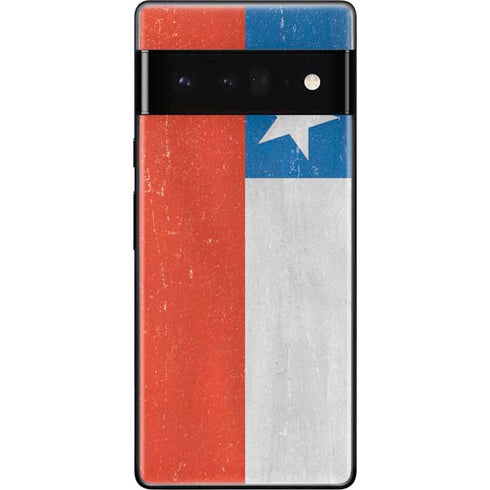 Chile Flag Distressed Google Pixel 6 Pro Skin